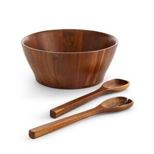 The Cellar Acacia Wood 3-Piece Salad Set, Created for Macy's - Brown